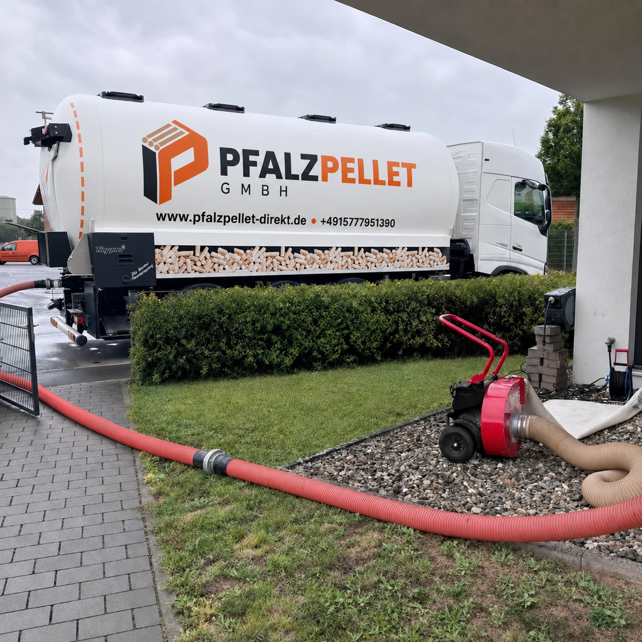 Pfalzpellet Lieferung von Holzbriketts in Deutschland
