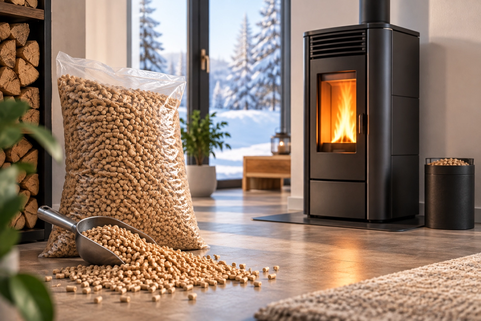 Holzpellets kaufen 2026: ENplus A1, Qualität, Preise und Lagerung im Überblick
